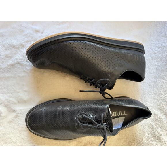 NO BULL DRESS SHOES MENS 11.5 WOMENS 13 BLACK LEATHER $199 - Picture 3 of 9